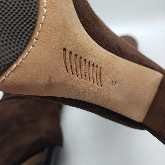 PAIGE Brown Heeled Boots - Picture 11 of 11